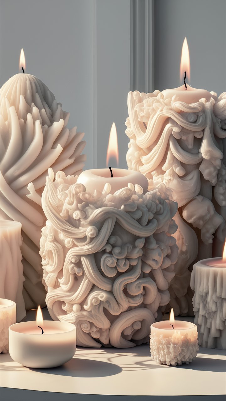 Bougie Blanche Consacrée