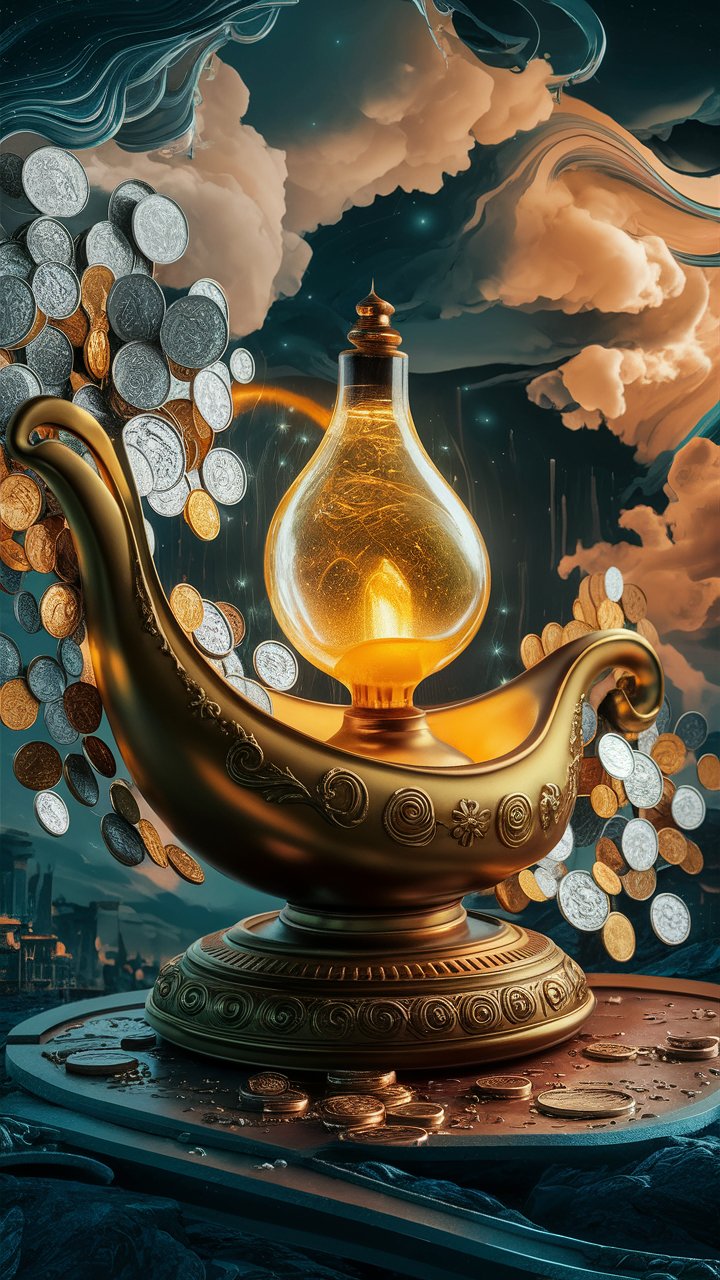 Huile magique pour attirer l'argent