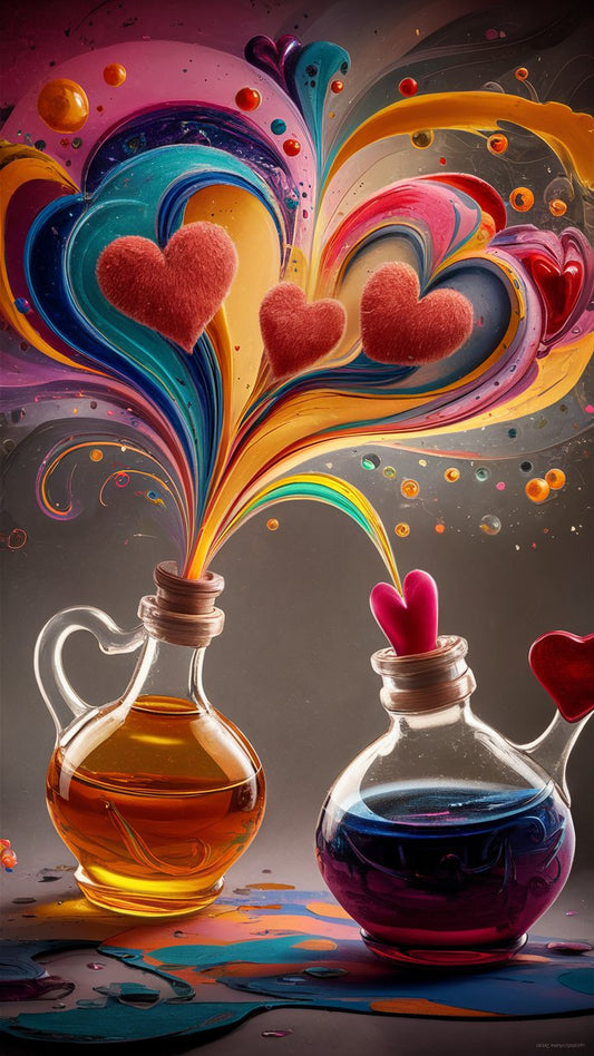 Huile magique pour les amours